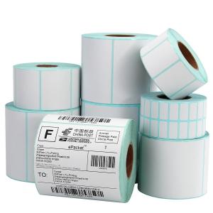 China Scratch Resistance Glassine Paper Thermal Label Paper Roll For Direct Thermo Label on sale