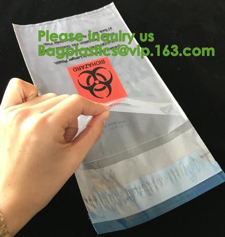 Lab, Hospital, Healthcare, Safety, Infectious, Medical Waste Disposal Warning Label Sterilization Indicate