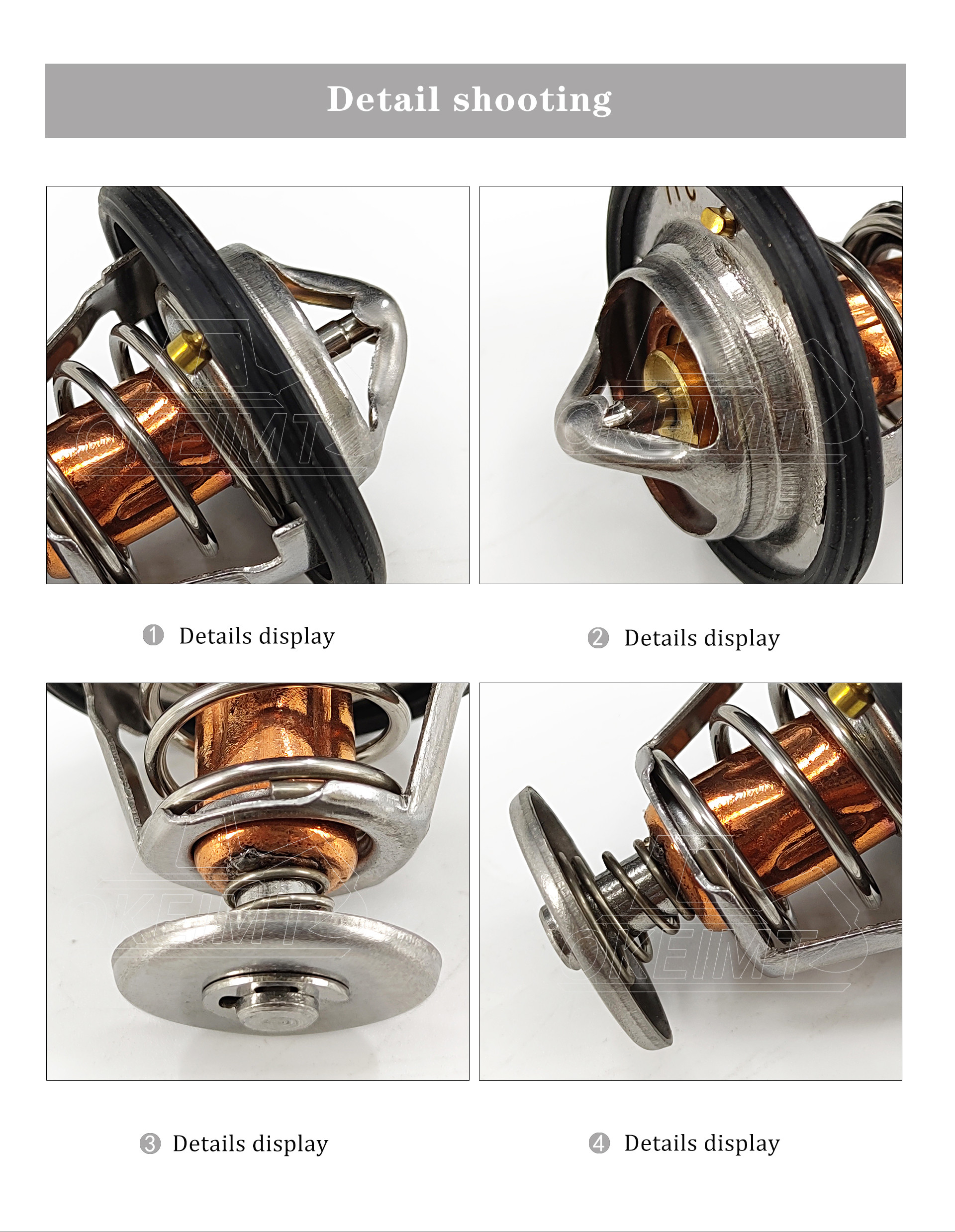 OKEIMT Hot Selling ME996365 Engine Thermostat For Mitsubishi 6D31-76° Engine
