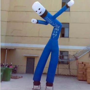 Factory production single leg dance star inflatable model, double dance star air model dancer, Christmas opening inflata