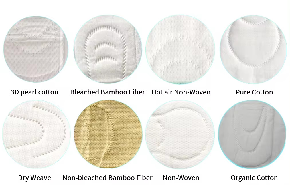 Organic Cotton Leak Proof Core Quick Absorbent Sanitary Napkins For Women With Wings