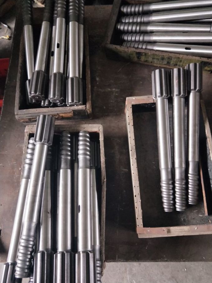 T45 Length 620mm Drilling Rig Tools Threaded Shank Adapter