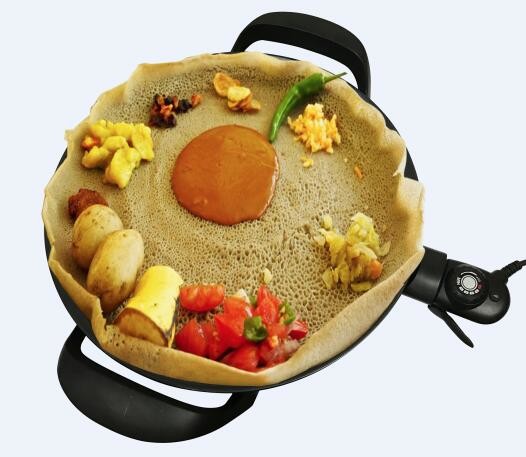 46cm Tabletop Electric Grill , Indoor Tabletop Grill Adjustable Temperature Control