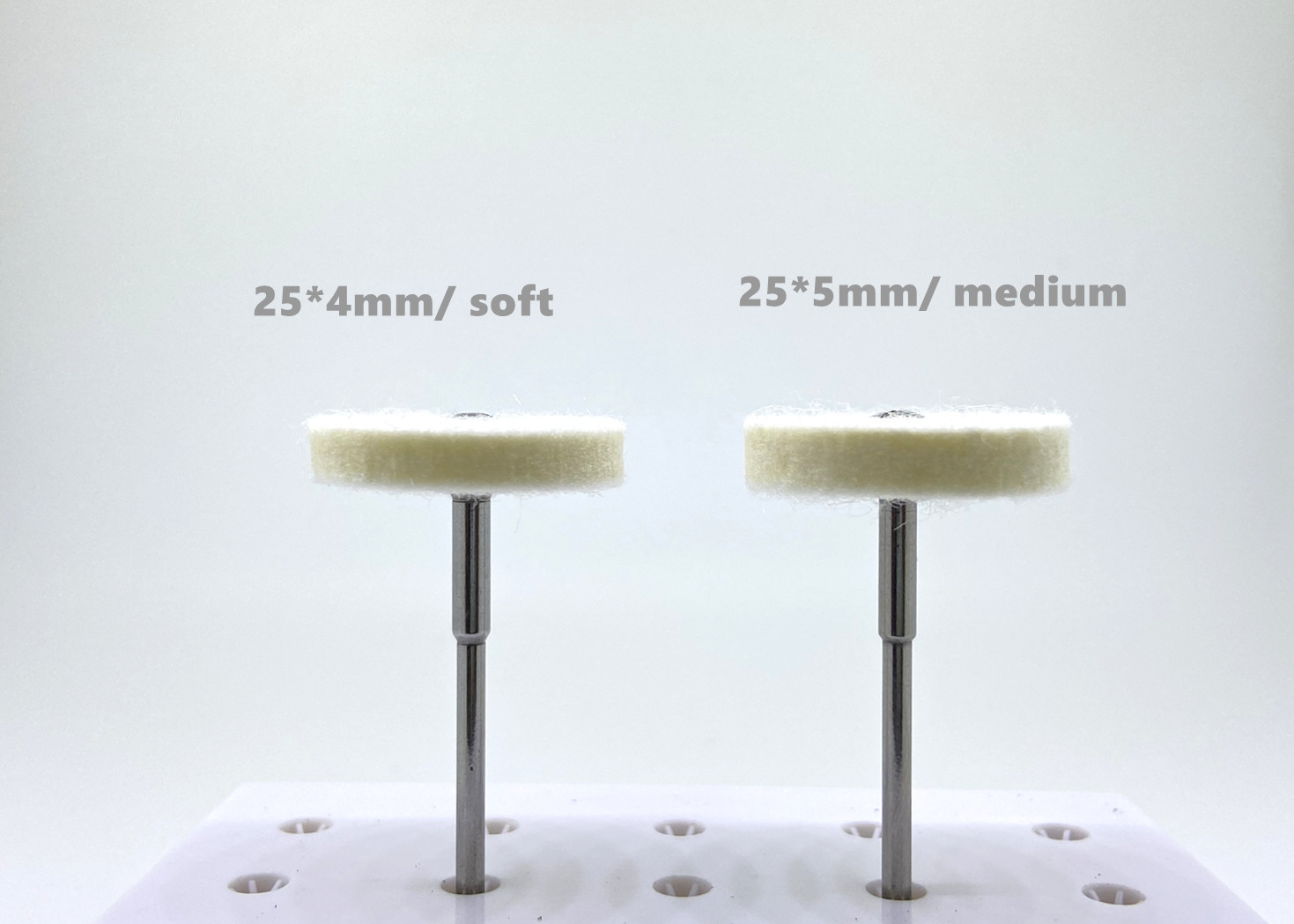 Mini Felt Dental Polishing Brush 25*4mm Wool Soft Grinding Wheel