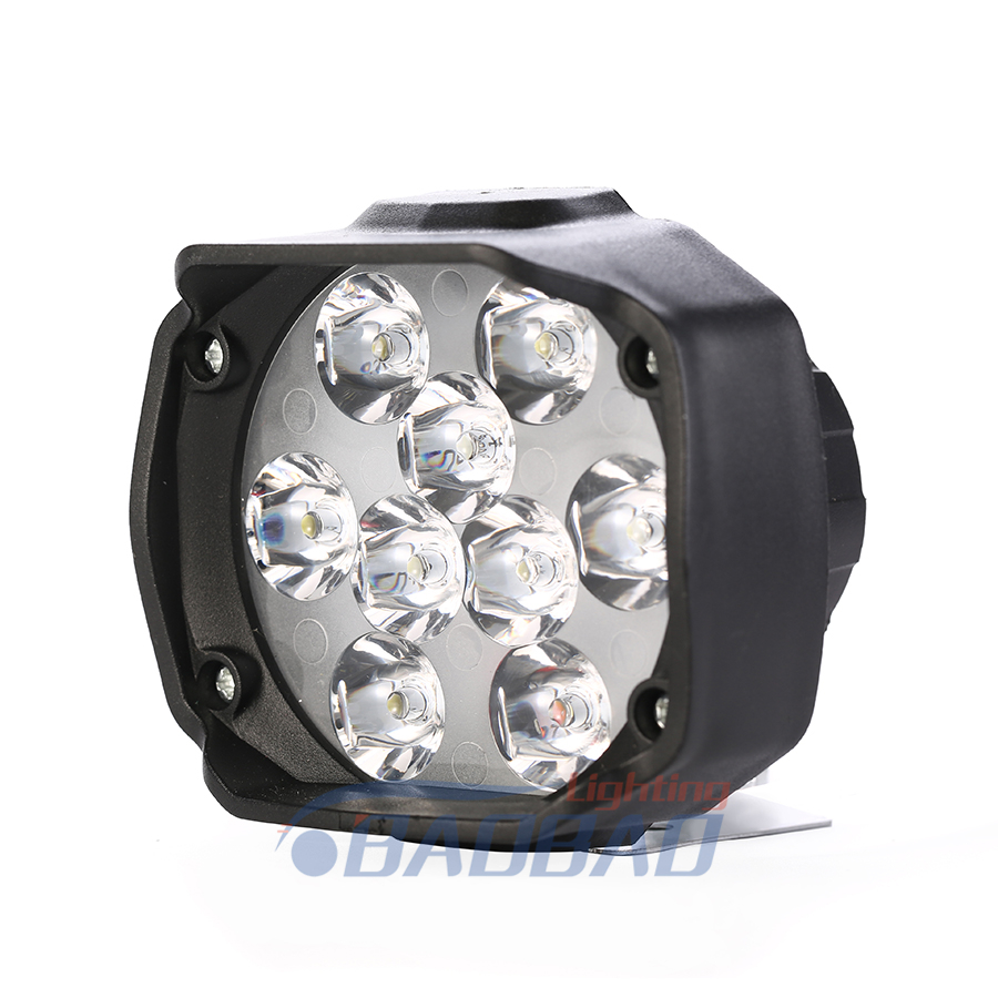 9 Beam 12V Plastic White Color Motorbike LED Lamp Accessories