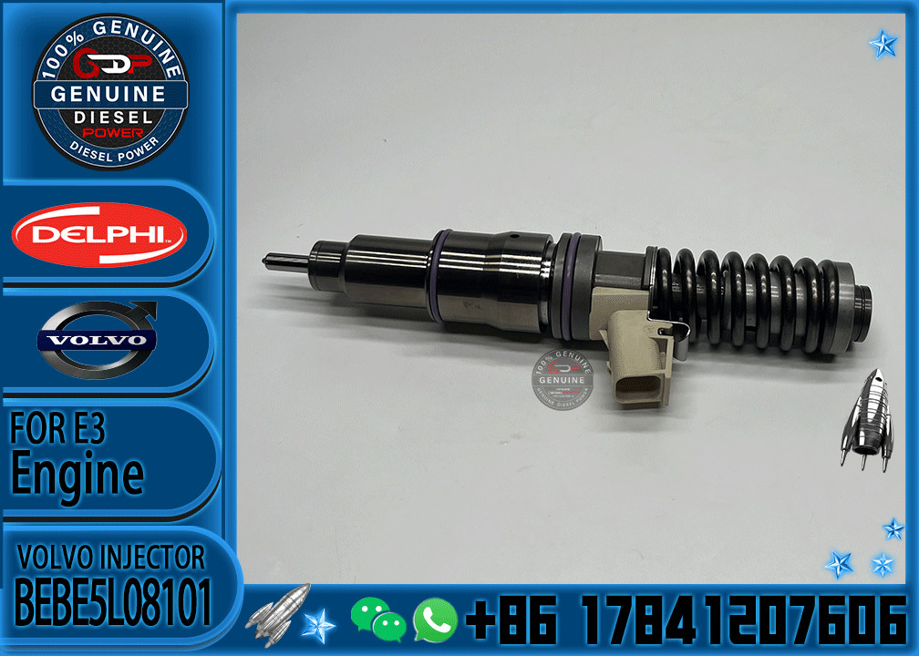 Common Rail Fuel Injector BEBE5L08001 BEBE5L08101 BEBE4L01001 BEBE4L01002 BEBE4L01102 BEBE4L02001 For VOL