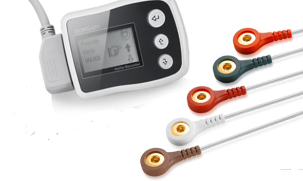 12-Leads 48 Hours Holter EKG Machine ECG Holter Monitor ECG Analysis Software DMS/Braemar/iTengo