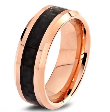 Tagor Jewelry Made Customize Plating Shiny Brushed Wedding Engagement Cobalt Chrome Rings