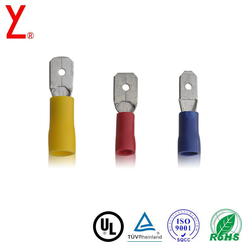 Insulated Locking 18Awg Cable Fork Terminal 1.6sqmm Red U Shaped