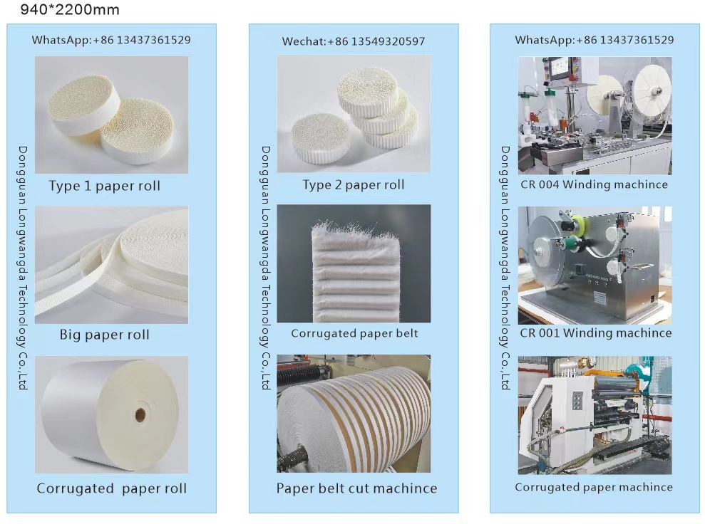 Custom Sized Wooden Paddle HME Filter Paper For Munters Desiccant Rotor Air Filtration