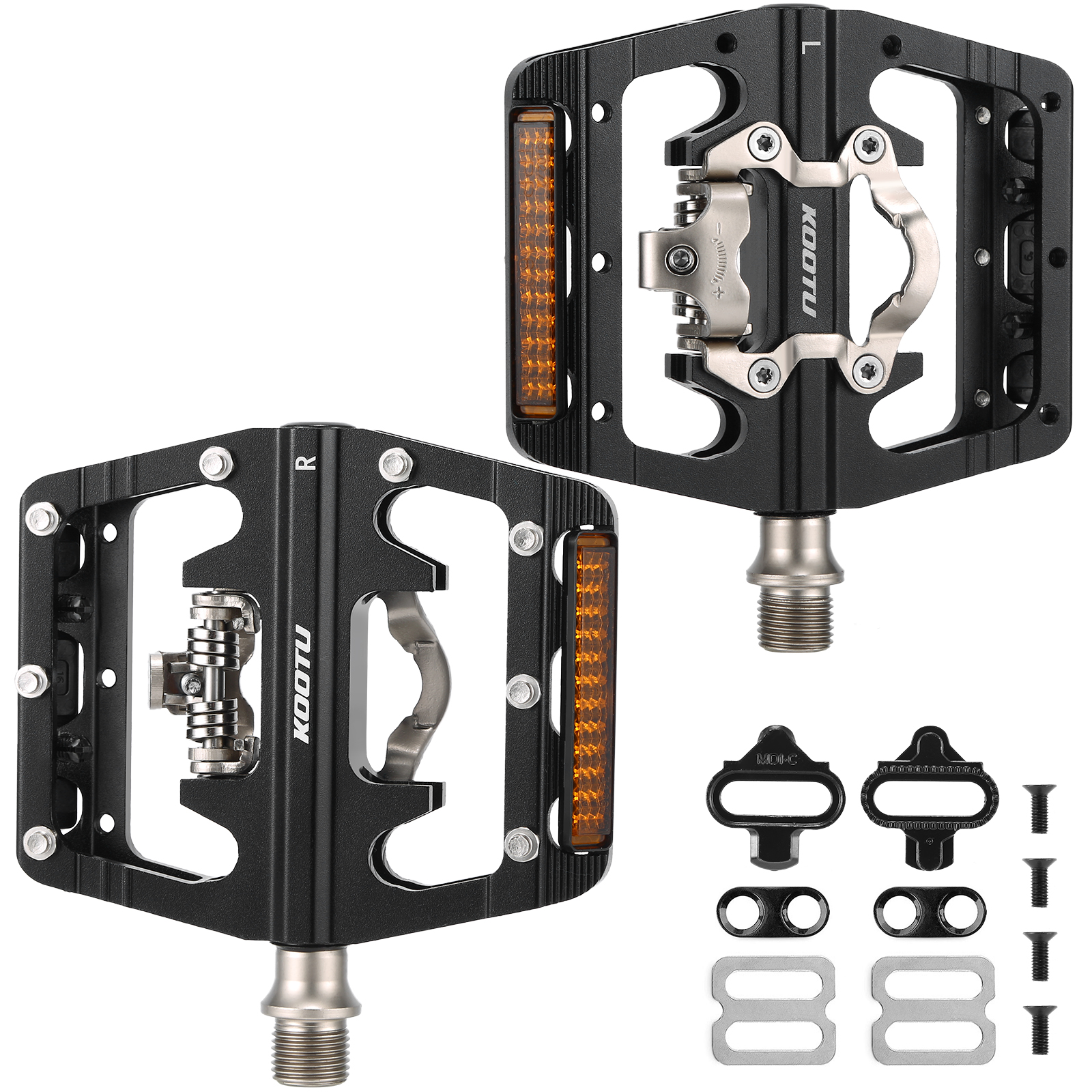 Full Aluminum Bike And Cycle Accessories , Bike Pedal Lock For SHIMANO SPD System