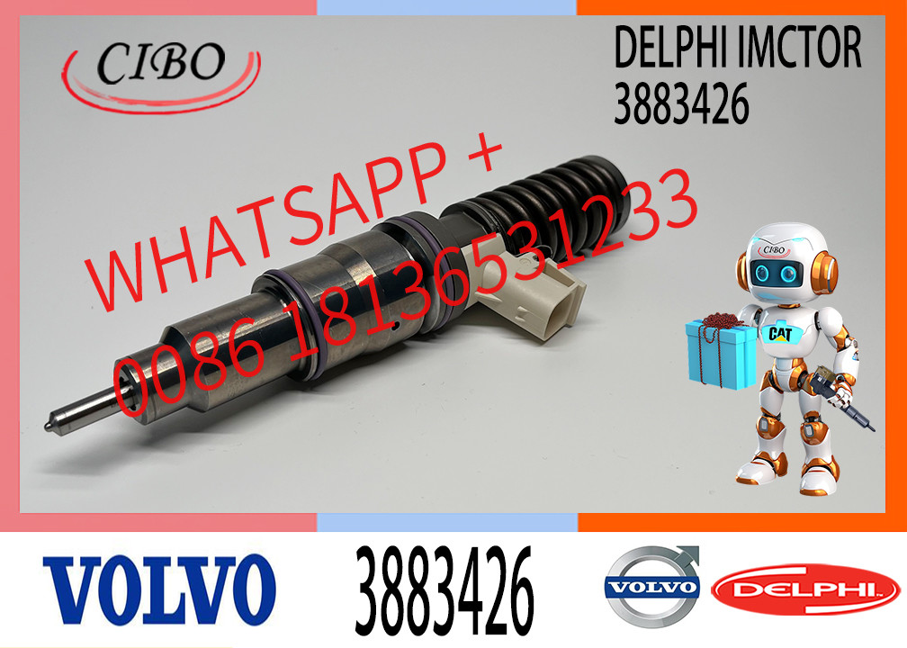 Reman Fuel Injector BEBE5D00001 BEBE5H00001 3883426 3801144 For VOL-VO Penta TWD1672GE TWD1652GE TWD1653GE TWD1663GE Engine