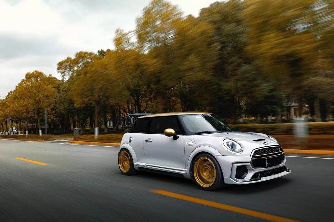 For BMW MINI Carbon Fiber Body Kit MINI Upgrades ASP Style Front and Rear Bumper Side Skirt Spoiler Wide-body Kit