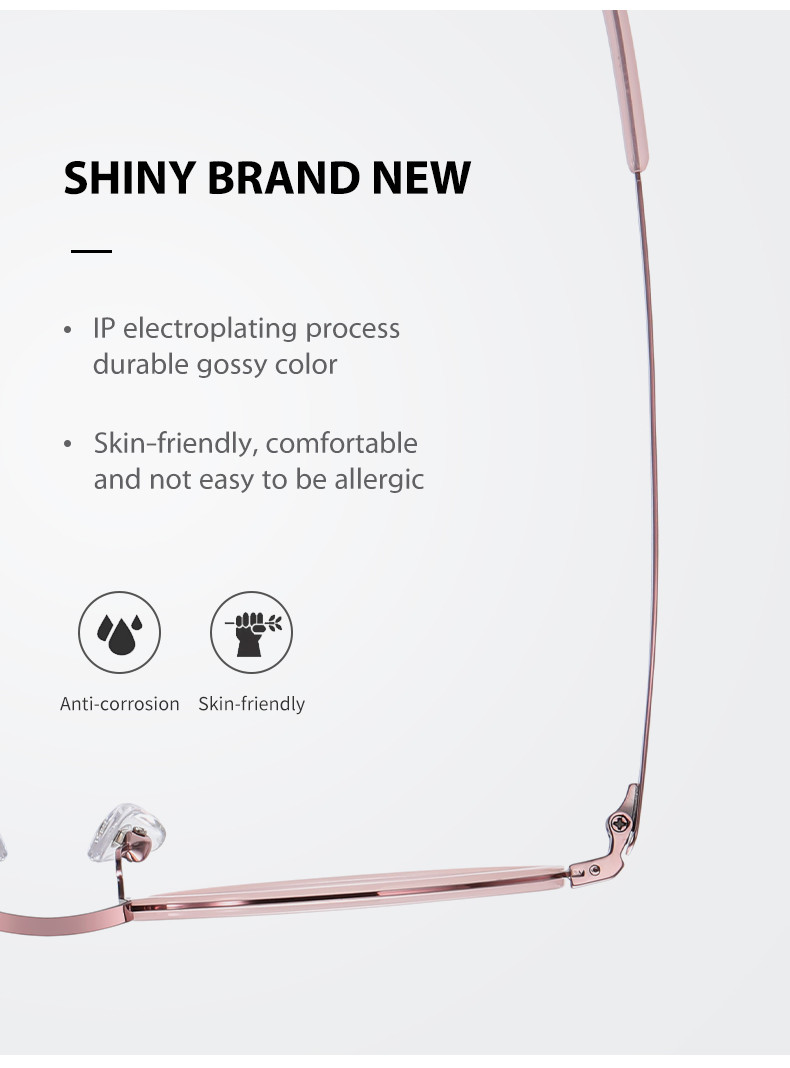 Customizable Acetate Titanium Glasses Flexible Ultra Lightweight