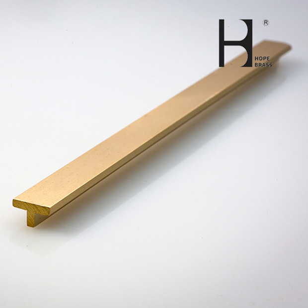 Golden Fadeless Brass T Shaped Channel C28000 T Section Tile Trim