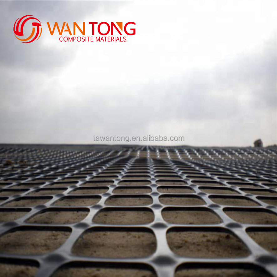40-40kn PP Biaxial Plastic Geogrid for Road Construction and Foundation Reinforcement