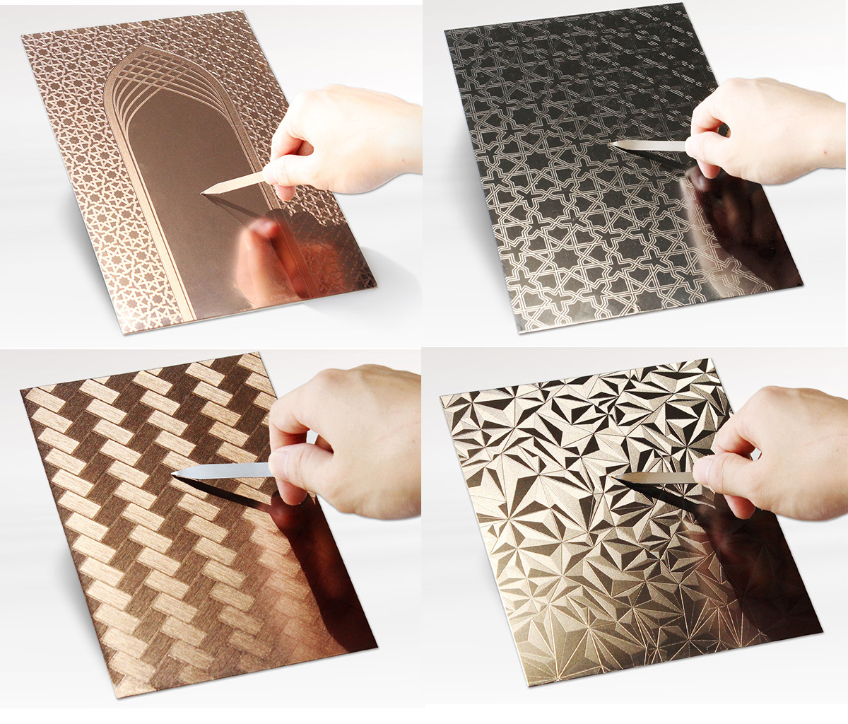 SUS 304 316 10mm Stainless Steel Scratch Resistant Texture Sheets
