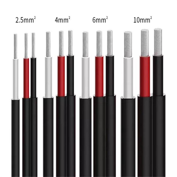 1500V 4mm2 Solar PV Cable 6mm2 10mm2 DC Power Waterproof