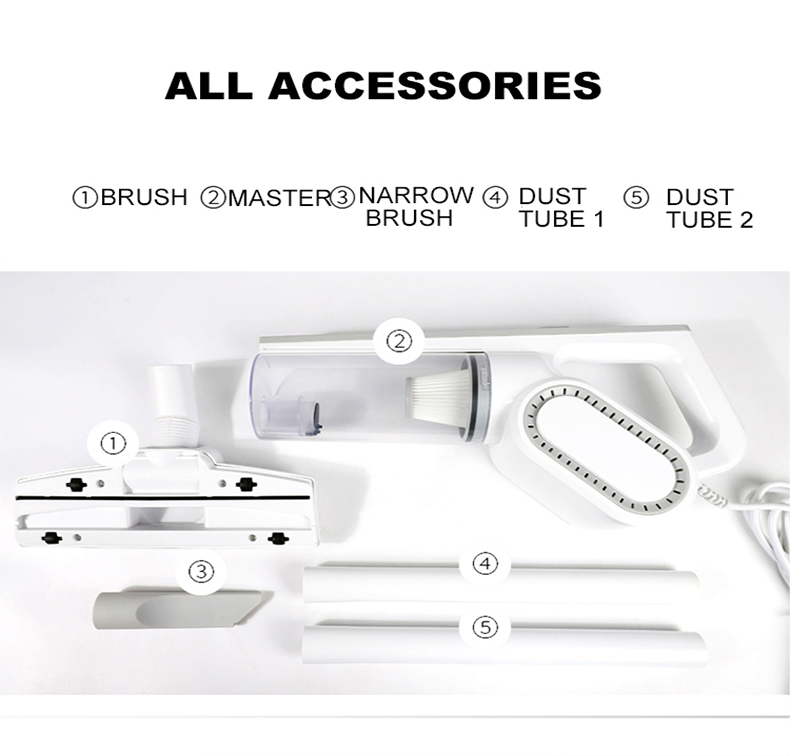 Design Portable Electric Smart Handheld Vacuum Cleaner for App-Controlled Cleaning