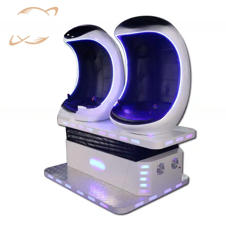 Dreamland two players 9d egg vr cinema 2 seats simulator 9d virtual reality 9d vr egg cinema for sale