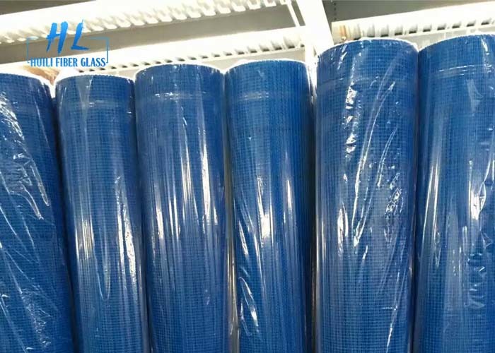 Blue Fiberglass Wire Mesh , C Glass Fiberglass Seam Tape For Wall Reinforcement