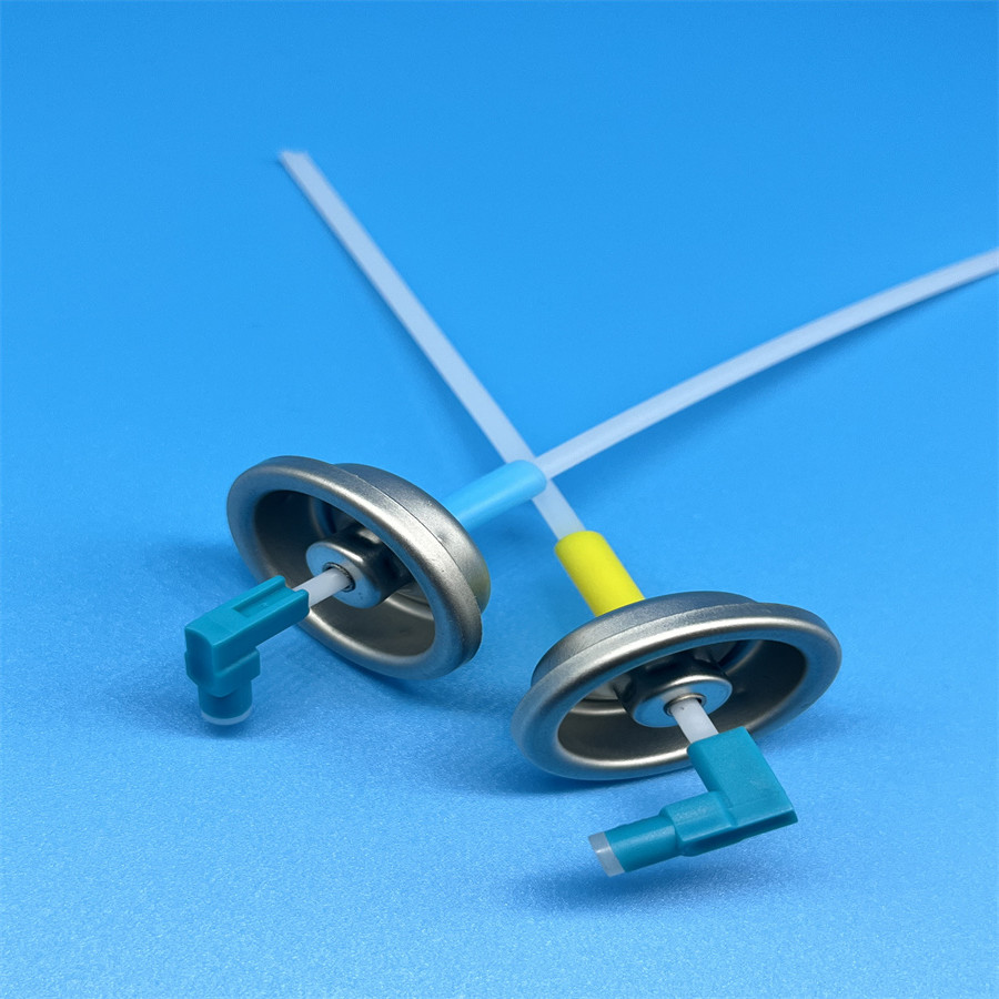 Aluminum Universal Button Actuator Metered Aerosol Valve Mist Spray Pattern Free Samples