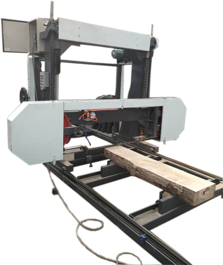 MJ1000 Diesel Engine Portable Sawmill Horizontal Band Resaw Portable Power Saw
