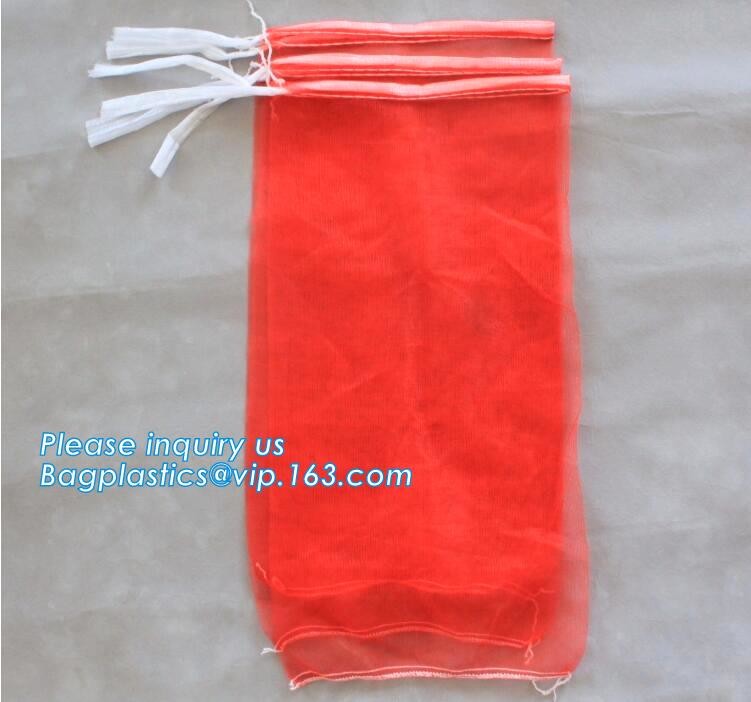 PE Knitted mesh bag and Raschel mesh bag,Factory Price Supply Plastic Pe Raschel Monifilament Date Mesh Net Bags, bageas