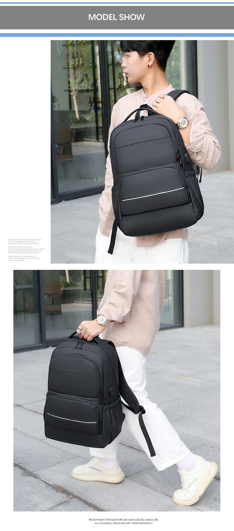 Waterproof Laptop Bag Business Travel Laptop Backpack