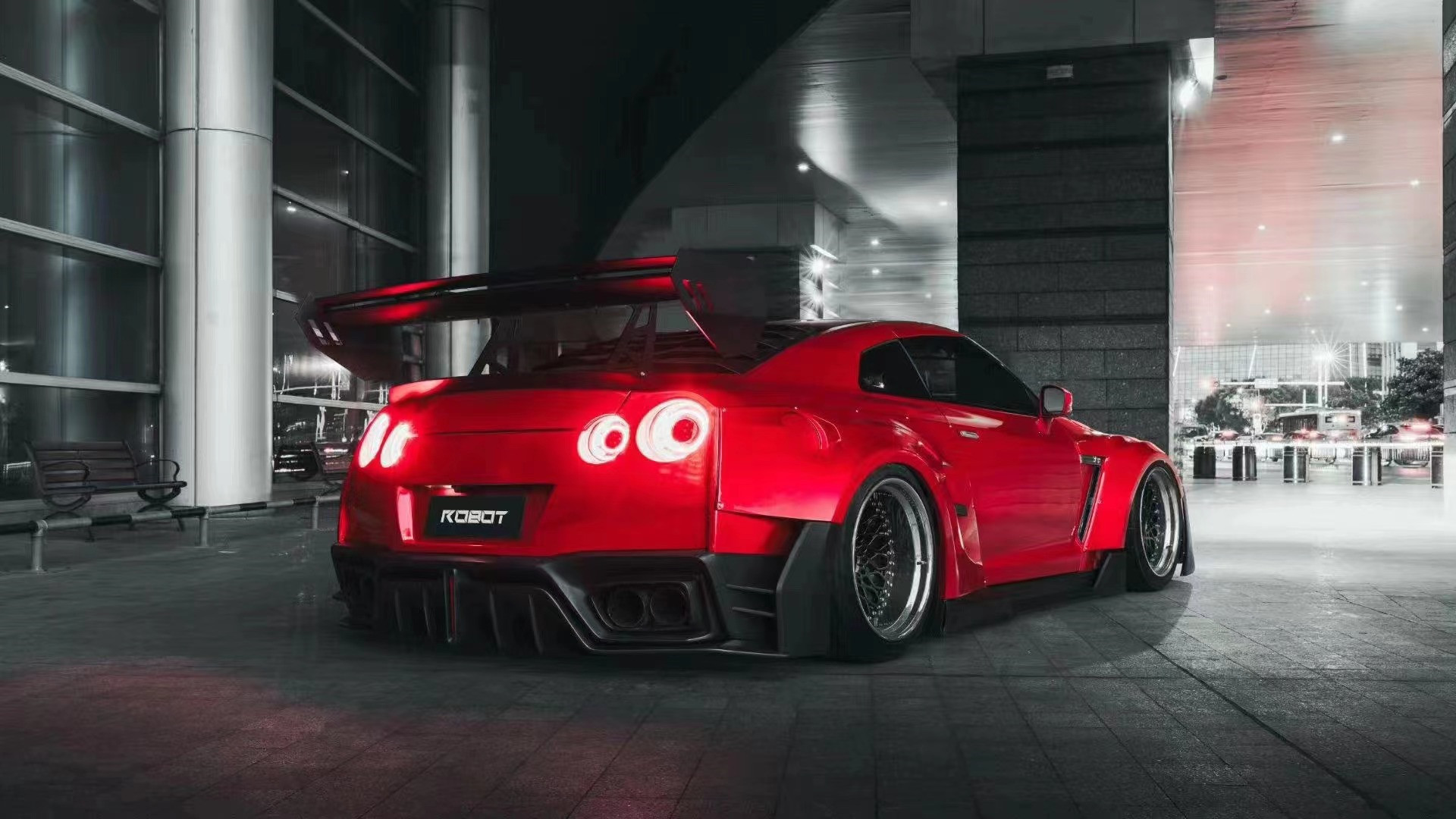 Customized 2022 Nissan Body Kit Front And Rear GTR R35 Car Bumper Covers