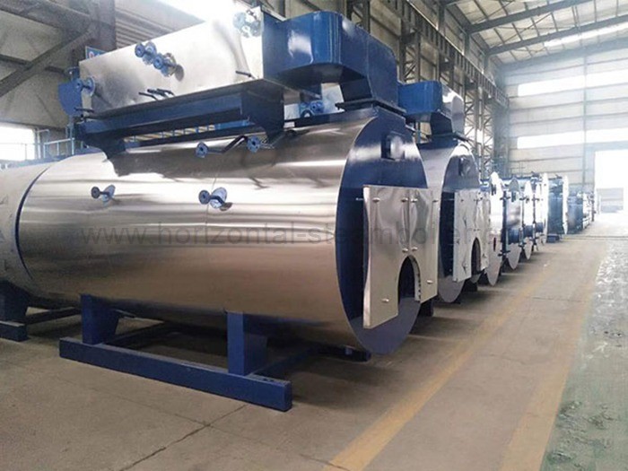 Gas Condensing Steam Boiler , Commercial Oil Fired Boilers For Rubber Industry