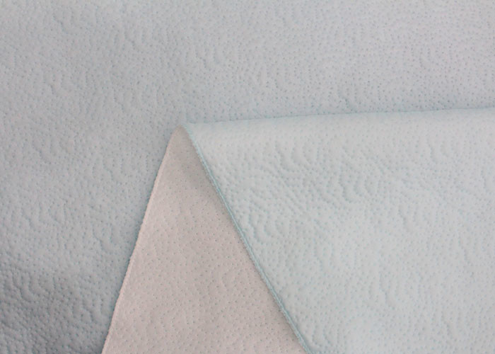Waterproof Knitted Mattress Fabric Jacquard Stretch 230cm Width