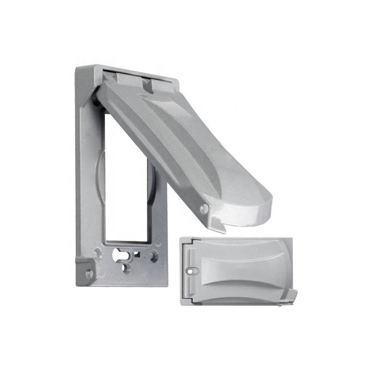 Die Casting of Aluminum Weatherproof Electrical Outdoor Outlet Box Cover