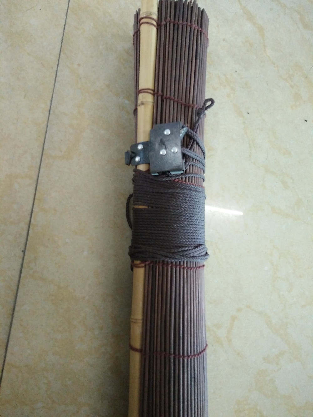 Professional Bamboo Rolling Curtains Natural Dyed Color Insect Resistant