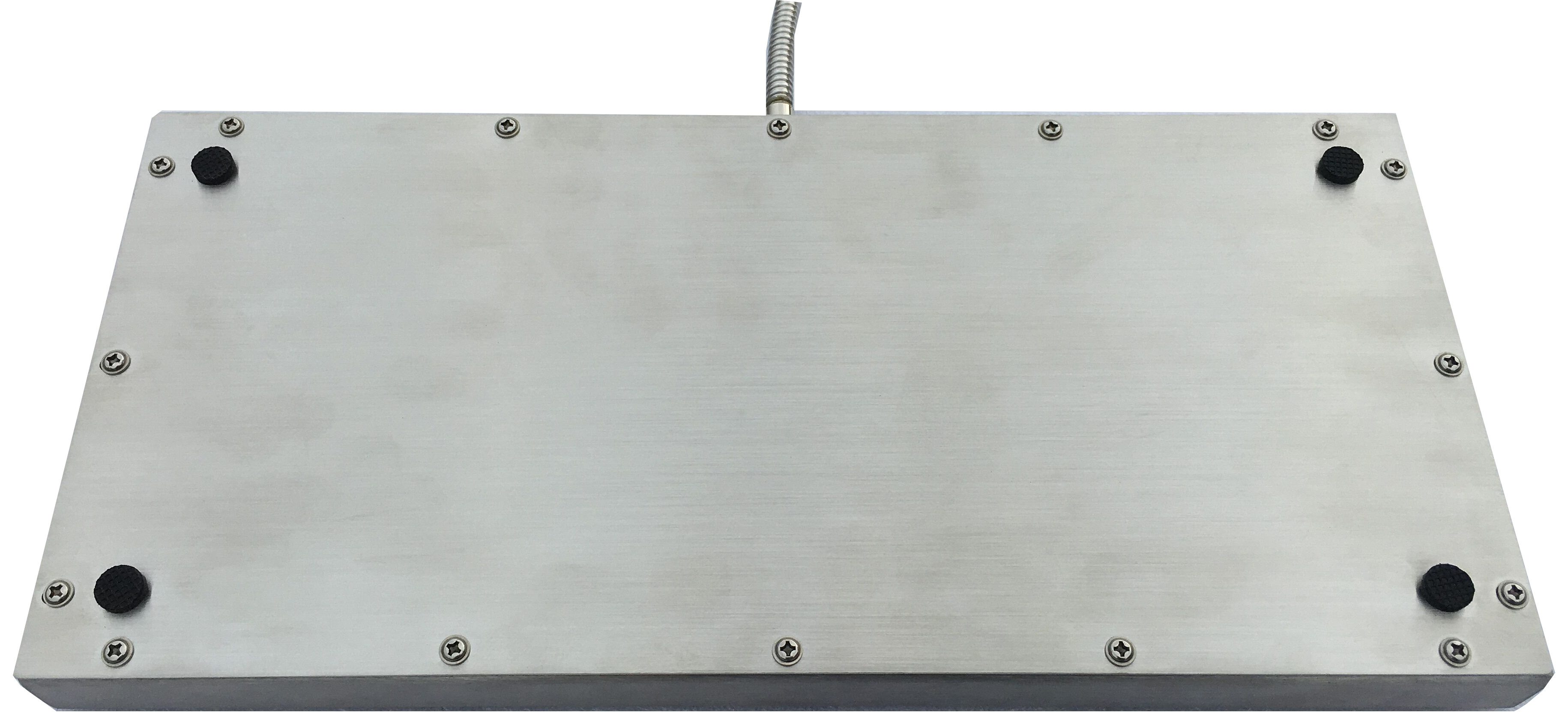 Rugged Waterproof Desktop Backlit Industrial Computer Keyboard with Enhanced Cable
