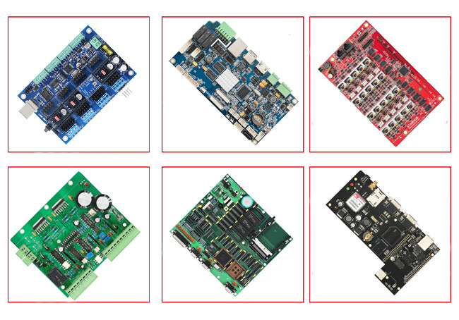 2 Layer Pcb Prototype Printed Circuit Board Assembly Automotive Pcba FR 1 V Cut Pcb Panel