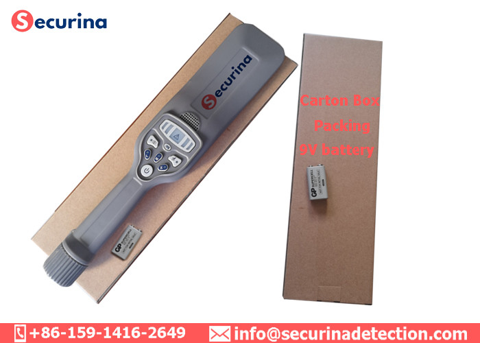 USB Cable Charging Hand Held Metal Detector Wand With Super High Sensitivity alkaline