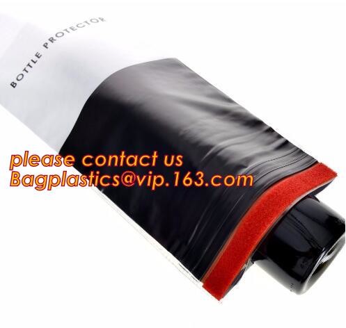 Anti-Shock Reusable Plastic PVC Inflatable Bubble Liner Protective Pac Red Wine Bags Protector For Fragile bagease pack