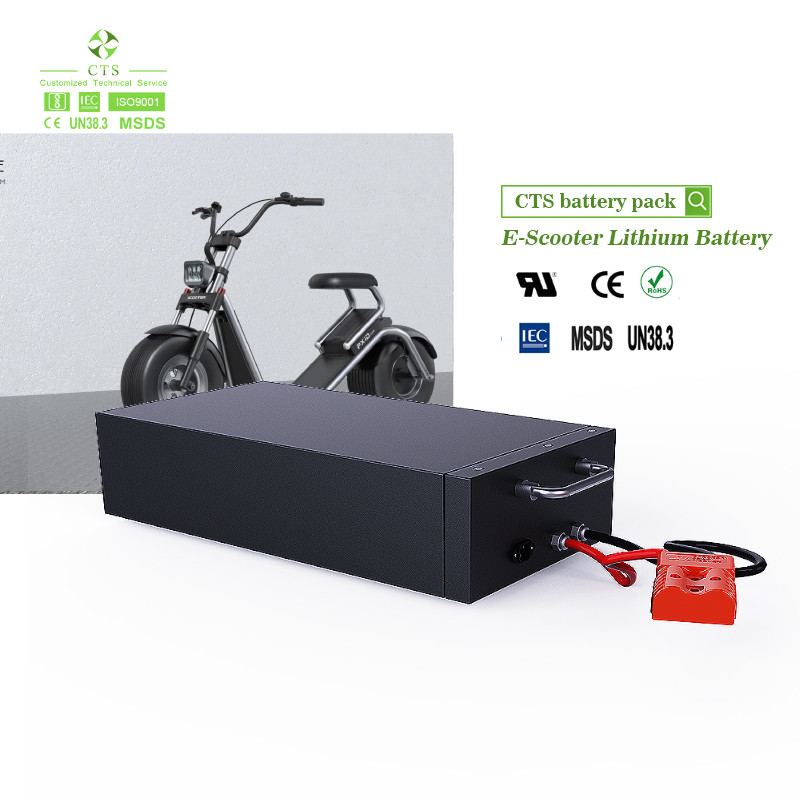 CTS Lithium Battery Pack with BMS 36V/48V/72V 40Ah/50Ah/60Ah for Motorcycles & Electric Scooters