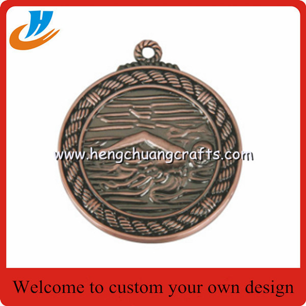 Custom dinghy medals for activity,dinghy boats medals with polished old nickel