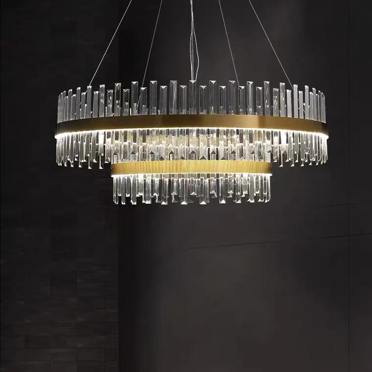 Hight Quality Large European Gold Traditional Crystal Chandelier For Hotel Project