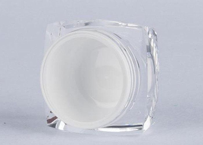 5g 10g 15g 30g Acrylic Elegant Empty Lotion Jars With Screw Cap Opening