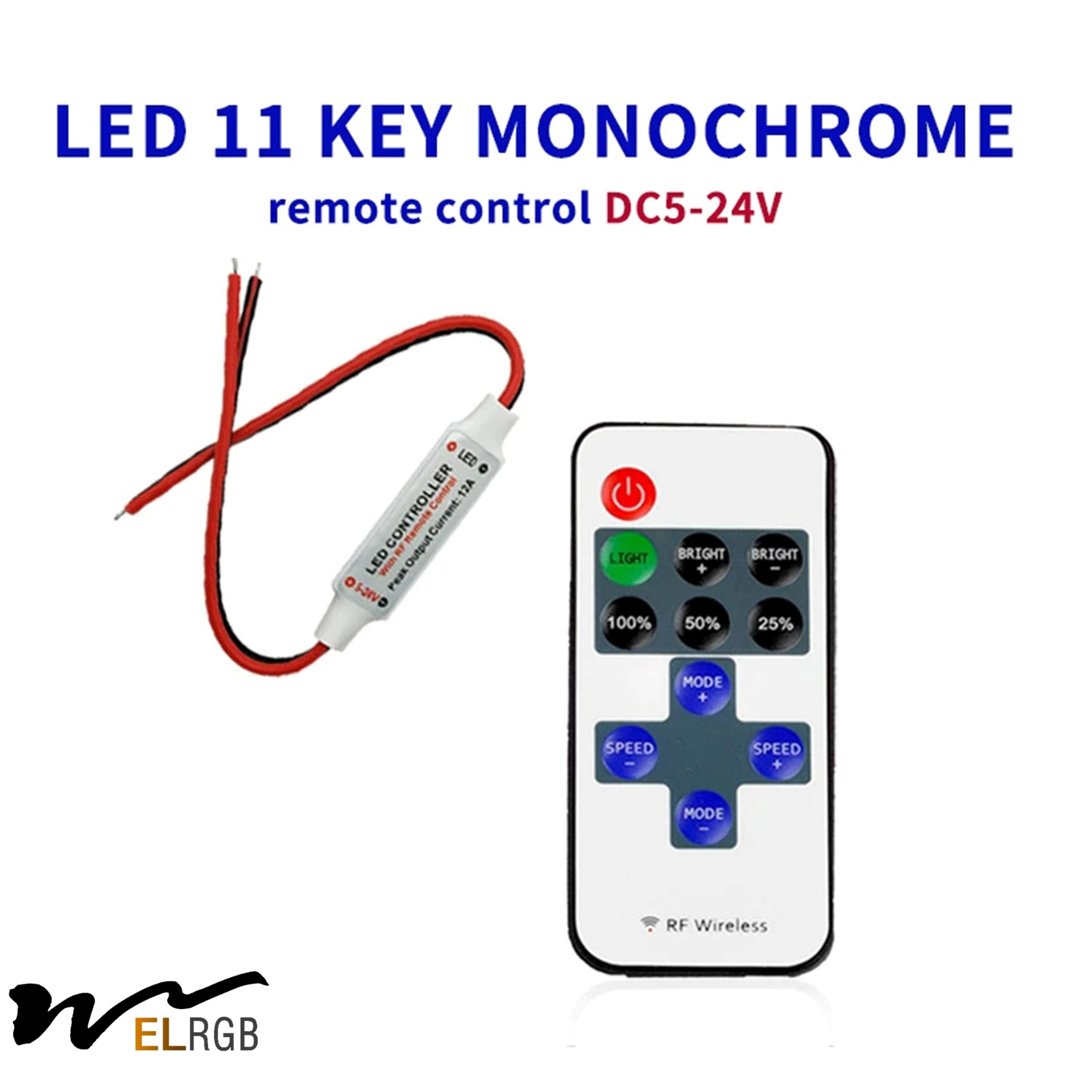 11 Key Remote Led Dimmer 5V 12V 24V Remote Dimmer For Led Lights