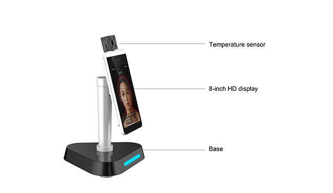 Facial Recognition Non Touch Digital Thermometer Forehead Infrared Temperature