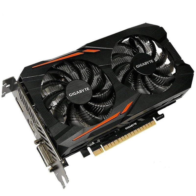 Gaming GIGABYTE Graphics Card GeForce GTX 1050 Ti 4G With 4GB GDDR5