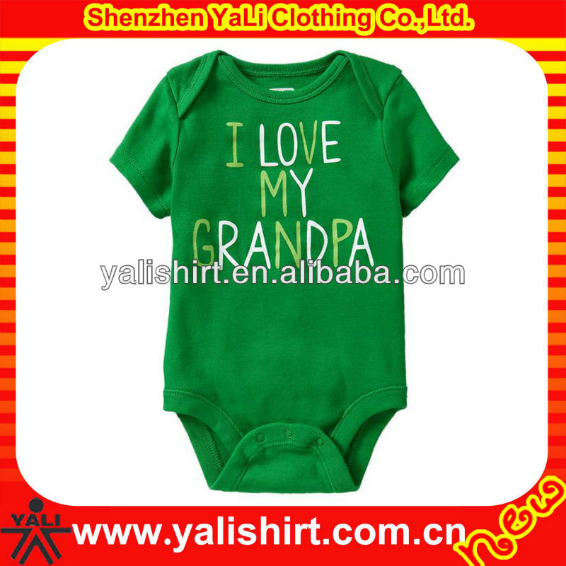 custom top quality Humor Graphic printed baby bodysuit