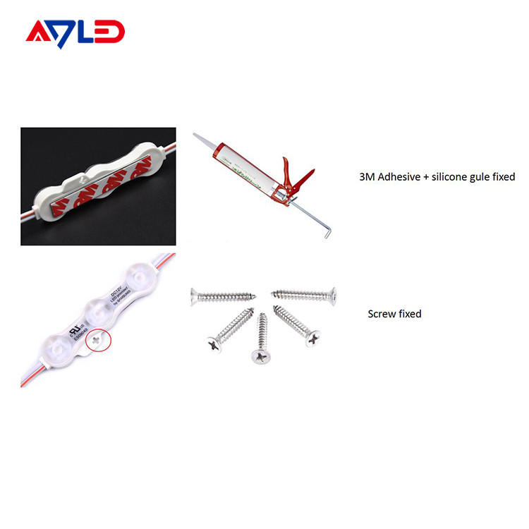1.2W IP68 DC12V 3 LEDs Modules With LED SMD2835 160°Beam with Tape Adhesive Backside