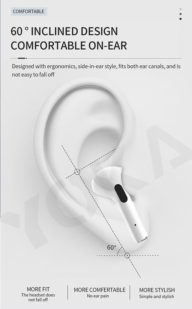 Light Force Sensor Rename GPS JIELI TWS Wireless Earphones