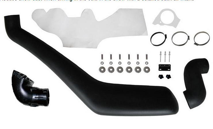 4WD LLDPE Right Side Snorkel Kit for Land Rover Discovery 2 1999 Onwards