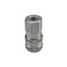 Buy cheap 0.75 Inch 316 Stainless Steel BSPP Flat Face Coupler from wholesalers